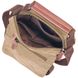Тканинна чоловіча сумка із щільного текстилю 21227 Vintage Оливкова 21227 фото 4