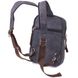 Практична сумка-рюкзак з двома відділеннями із щільного текстилю Vintage 22162 Чорний 56798 фото 2
