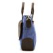Чоловіча сумка з канвас та кінської шкіри TARWA RKc-3990-3md синій RKc-3990-3md фото 4