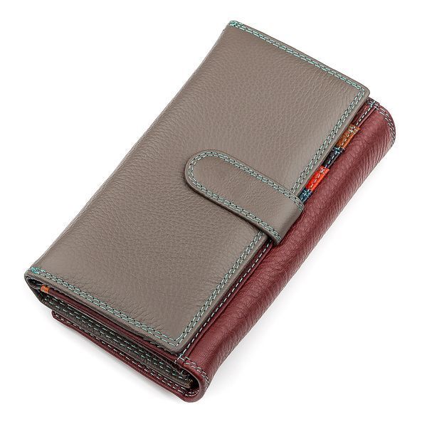 Кошелек женский ST Leather 18414 (SB46) натуральная кожа Бордовый 18414 фото