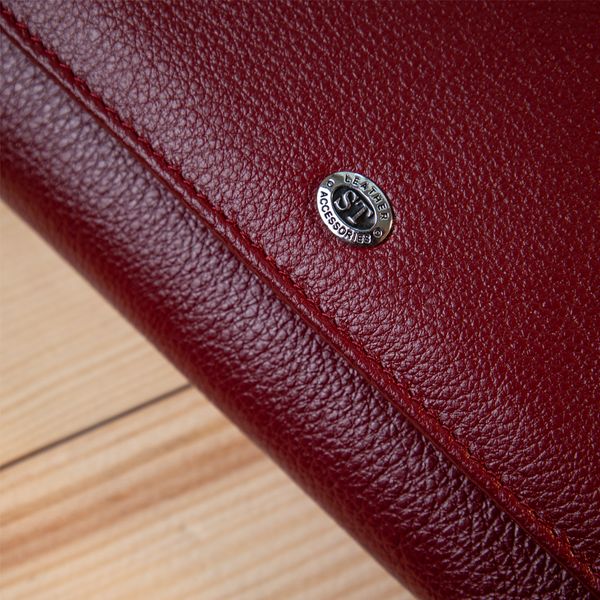 Сучасний гаманець для жінок ST Leather 19392 Темно-червоний 19392 фото