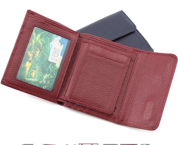 Бордовий маленький жіночий гаманець Marco Coverna MC-2047A-4 MC-2047A-4 фото