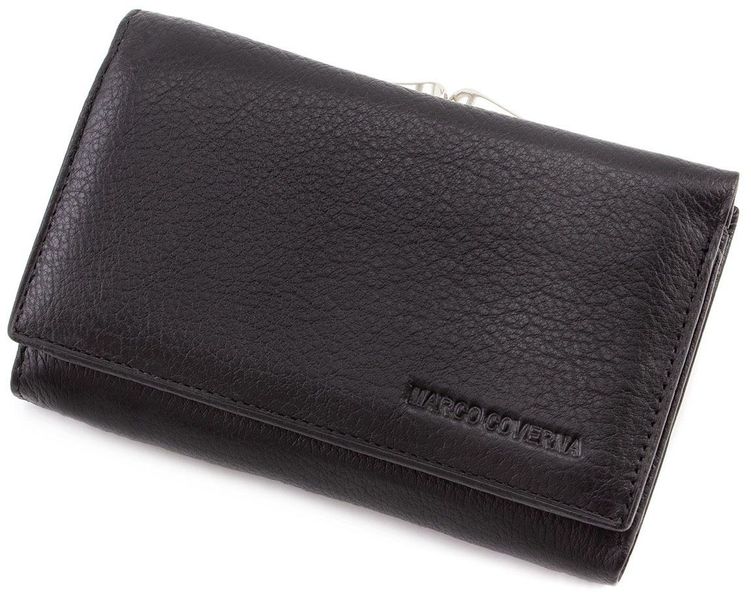 Чорний жіночий гаманець шкіряний Marco Coverna 2049A-1 2049A-1 фото