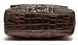 Cумка мужская с тиснением под крокодила Vintage 14698 Коричневая 14698 фото 8