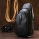 Модная кожаная мужская сумка через плечо Vintage 20673 Черный 20673 фото 6