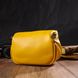Яркая женская сумка через плечо из натуральной кожи 22116 Vintage Желтая 22116 фото 7