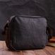 Мужская сумка мессенджер из плотного текстиля Vintage 22204 Черный 56837 фото 8