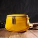 Яркая женская сумка через плечо из натуральной кожи 22116 Vintage Желтая 22116 фото 6