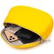 Яркая женская сумка через плечо из натуральной кожи 22116 Vintage Желтая 22116 фото 4