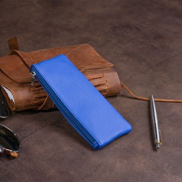 Ключница-кошелек с кармашком унисекс ST Leather 19351 Синяя 19351 фото