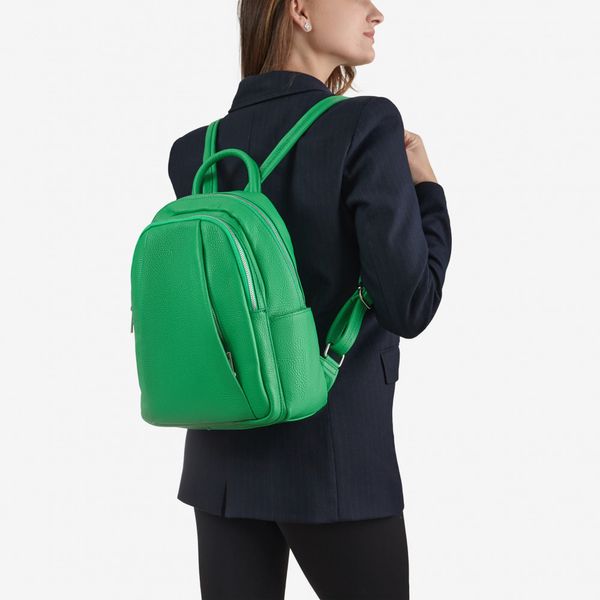 Зелений жіночий шкіряний рюкзак Virginia Conti V02443 Green V02443 Green фото