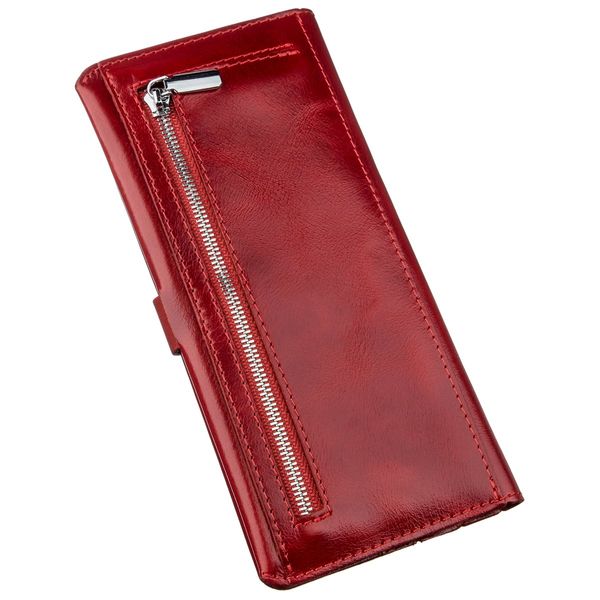 Бумажник женский вертикальный из кожи алькор SHVIGEL 16203 Красный 16203 фото