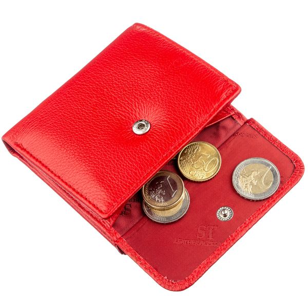 Портмоне для жінок з монетницьою ST Leather 18918 Червоний 18918 фото