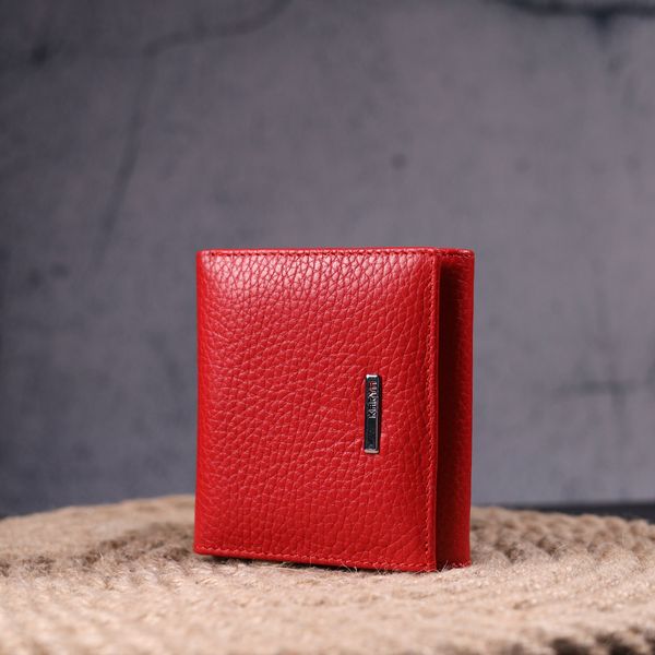 Невеликий жіночий гаманець з монетницею з натуральної шкіри KARYA 21380 Червоний 21380 фото