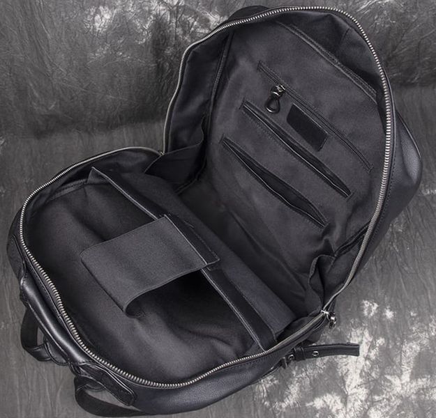 Чорний шкіряний рюкзак для чоловіка BEXHILL Vt1003GA Vt1003GA фото