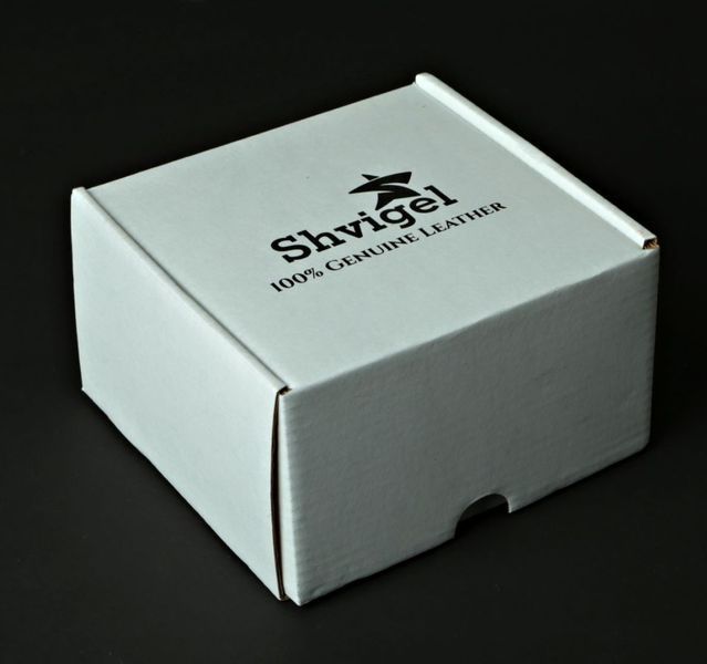 Ремень SHVIGEL кожаный 00058 Черный 00058 фото