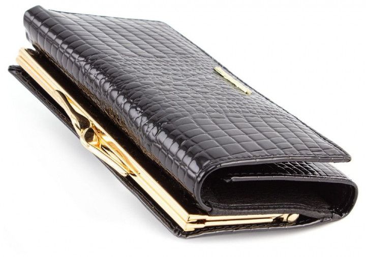 Чорний лаковий гаманець Marco Coverna 403-2490-1 403-2490-1 фото