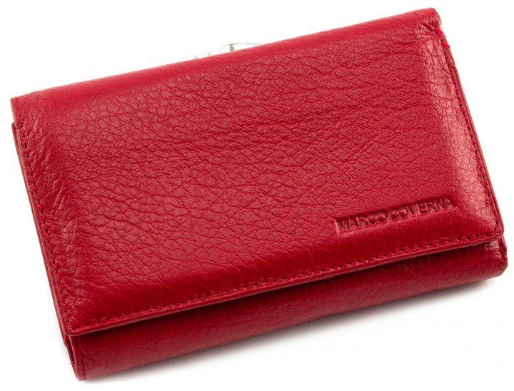 Червоний жіночий гаманець із телячої шкіри Marco Coverna 2049A-2 2049A-2 фото