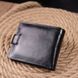 Чоловічий гаманець з натуральної гладкої шкіри у два додавання ST Leather 19409 Чорний 19409 фото 8