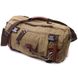 Місткий рюкзак-трансформер у стилі мілітарі із щільного текстилю Vintage 22158 Оливковий 56794 фото 3