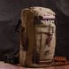Вместительный рюкзак-трансформер в стиле милитари из плотного текстиля Vintage 22158 Оливковый 56794 фото 8