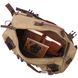 Вместительный рюкзак-трансформер в стиле милитари из плотного текстиля Vintage 22158 Оливковый 56794 фото 5