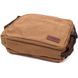 Містка чоловіча сумка месенджер із щільного текстилю Vintage 22205 Коричневий 56838 фото 3