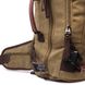 Вместительный рюкзак-трансформер в стиле милитари из плотного текстиля Vintage 22158 Оливковый 56794 фото 6
