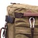 Вместительный рюкзак-трансформер в стиле милитари из плотного текстиля Vintage 22158 Оливковый 56794 фото 7
