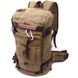 Вместительный рюкзак-трансформер в стиле милитари из плотного текстиля Vintage 22158 Оливковый 56794 фото 1