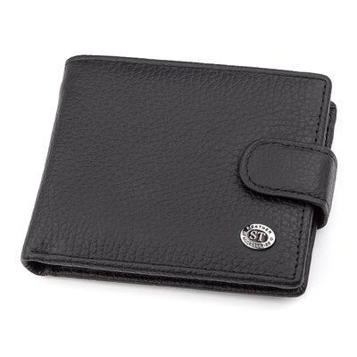 Мужской кошелек ST Leather 18316 (ST114) кожаный Черный 18316 фото