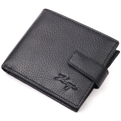 Класичний чоловічий гаманець з натуральної шкіри KARYA 21205 Чорний 21205 фото