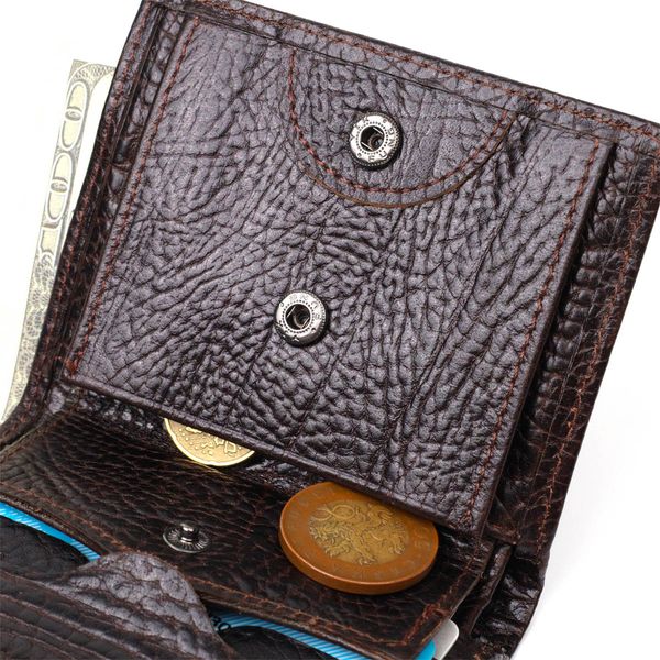 Маленький гаманець із зручним функціоналом із натуральної шкіри Tony Bellucci 22068 Коричневий 22068 фото
