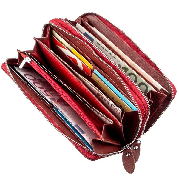 Багатофункціональний гаманець-клатч для жінок ST Leather 18868 Червоний 18868 фото