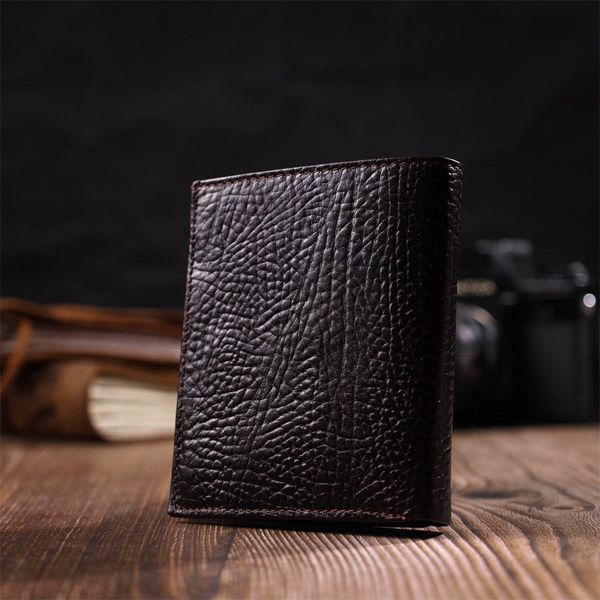 Маленький гаманець із зручним функціоналом із натуральної шкіри Tony Bellucci 22068 Коричневий 22068 фото