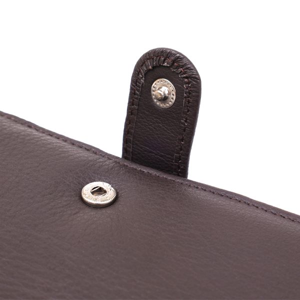 Чоловічий купюрник ST Leather 18366 (ST147) з натуральної шкіри Коричневий 18366 фото