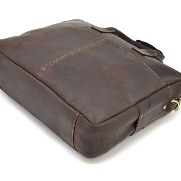 Мужская сумка для ноутбука 17" из натуральной кожи RC-1019-3md от TARWA RC-1019-3md фото