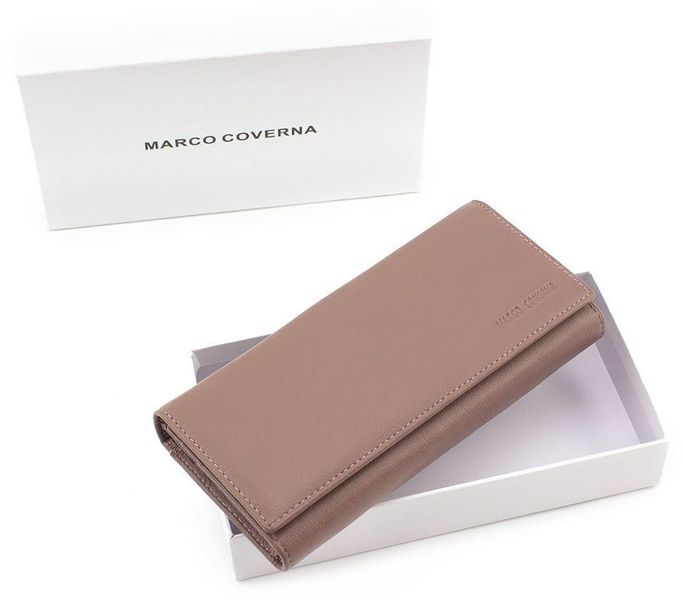 Пудровий шкіряний жіночий гаманець MARCO COVERNA mc1415-6 mc1415-6 фото