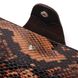 Надійне жіноче портмоне з натуральної фактурної шкіри під змію KARYA 21005 Коричневий 21005 фото 3