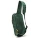 Шкіряний рюкзак слінг на одне плече TARWA RE-0910-4lx зелений колір RE-0910-4lx фото 2