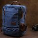 Рюкзак текстильний дорожній унісекс на два відділення Vintage 20613 Синій 48988 фото 8
