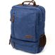 Рюкзак текстильний дорожній унісекс на два відділення Vintage 20613 Синій 48988 фото 1