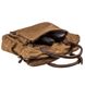 Текстильная сумка для ноутбука легкая Vintage 20118 Коричневая 20118 фото 4