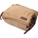 Функціональна чоловіча сумка месенджер із щільного текстилю Vintage 22206 Пісочний 56839 фото 3