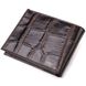Миниатюрное мужское портмоне из натуральной фактурной кожи CANPELLINI 21521 Коричневое 21521 фото 2