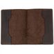 Темно-коричнева обкладинка для паспорта з вінтажної шкіри Grande Pelle 252120 252120 фото 2