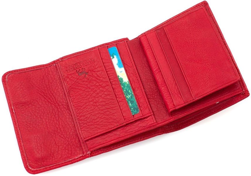 Красный кожаный кошелёк на магните Marco Coverna MC-2047A-2 MC-2047A-2 фото