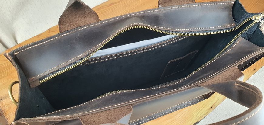 Жіноча шкіряна ділова сумка SGE WA4 002 brown коричнева WA4 002 brown фото