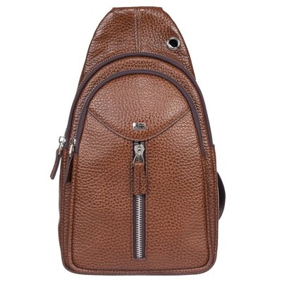 Кожаный мужской рюкзак слинг Desisan 1464-015 1464-015 фото