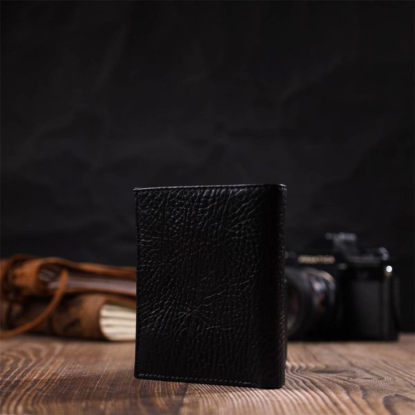 Компактний гаманець із зручним функціоналом із натуральної шкіри Tony Bellucci 22069 Чорний 22069 фото
